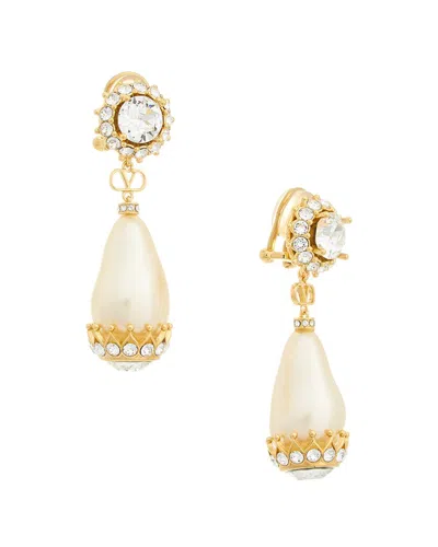 Valentino Garavani Valentino Clip-on Earrings In Gold
