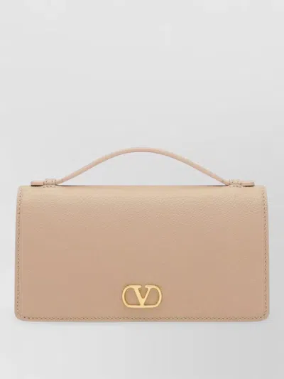Valentino Garavani Clutch Bag In Neutral