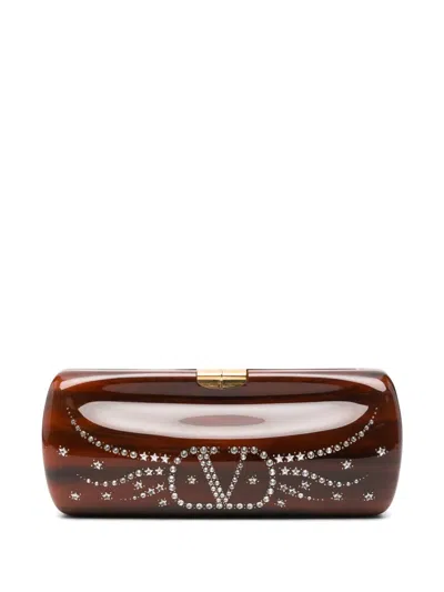 Valentino Garavani Clutch Bag In Rot
