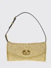 Valentino Garavani Mini Structured Handbag With Signature Detailing In Gold