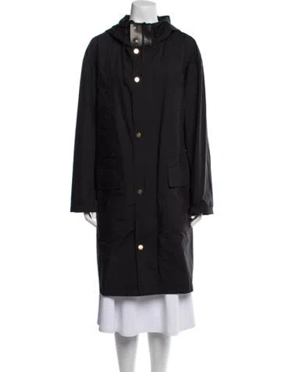 Pre-owned Valentino Coat In Black