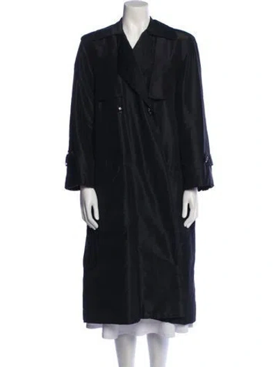 Pre-owned Valentino Coat In Black