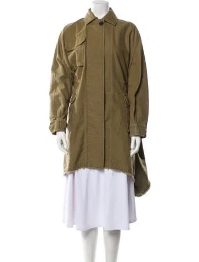 Pre-owned Valentino Coat In Green