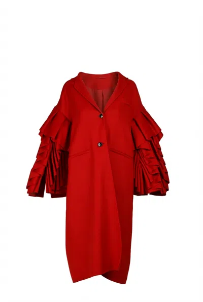 Valentino Coat In Red