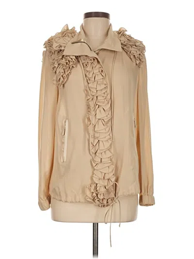 Pre-owned Valentino Coat In Tan
