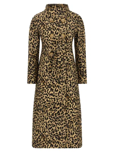 VALENTINO COAT VALENTINO GARAVANI ANIMAL PRINT CLOTH