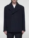Valentino Virgin-wool Coat In Blau