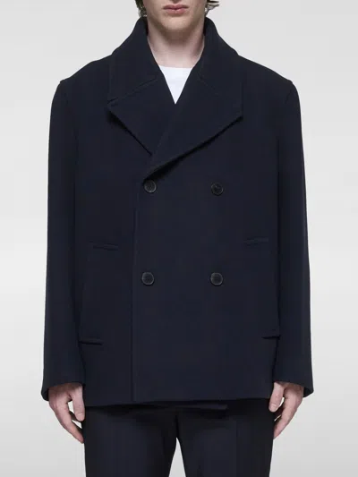 Valentino Long-sleeved Coat In Black