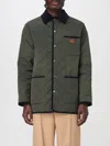 Valentino Coat  Men Color Olive In Green
