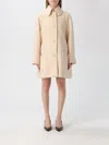 Valentino Trench Coat  Woman Color Beige In Neutral