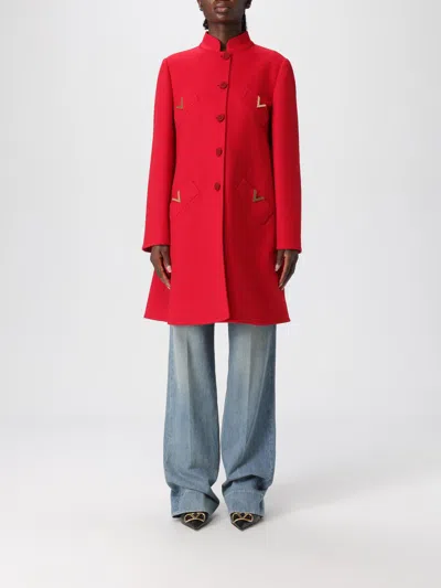 VALENTINO COAT VALENTINO WOMAN COLOR RED,H32023014