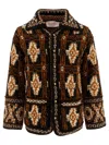 Valentino Mens Ruggine Spread-collar Patch-pocket Regular-fit Wool Jacket