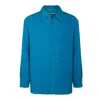 Valentino Wool Down Jacket In Blue