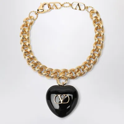 Valentino Garavani Coer Royal Bracelet Gold-coloured In Metal