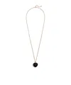 Valentino Royal Heart Metal And Enamel Chain Necklace