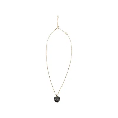 Valentino Garavani Coer Royal Pendant Necklace In Gold