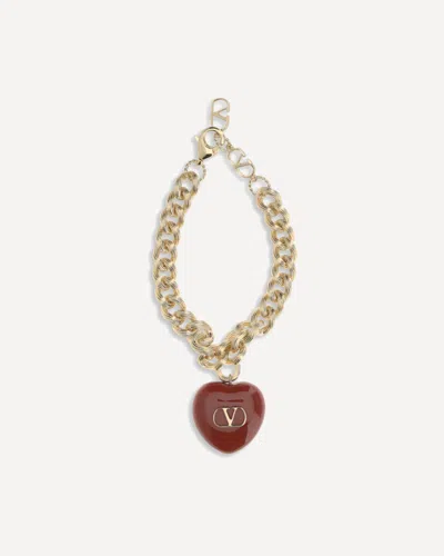 VALENTINO GARAVANI COEUR ROYAL CHAIN BRACELET