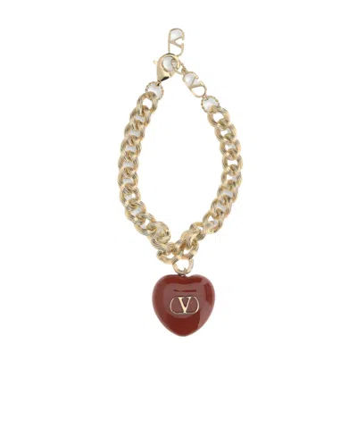 VALENTINO GARAVANI VALENTINO COEUR ROYAL CHAIN BRACELET