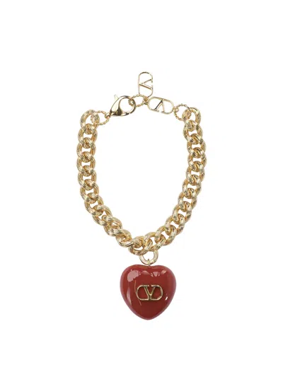 Valentino Garavani Coeur Royal Jewels Gold In Black