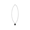 Valentino Royal Heart Metal And Enamel Chain Necklace In White