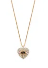 Valentino Caur Royal Embellished Pendant Necklace In Gold