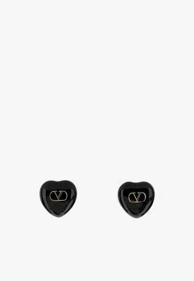 VALENTINO GARAVANI COEUR ROYAL VLOGO SIGNATURE EARRINGS