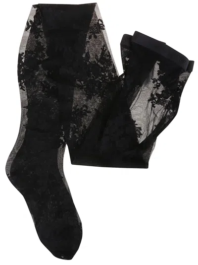 Valentino Garavani Collant Accessories Lycra In Black