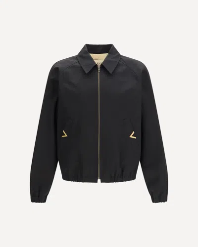 Valentino Collared Jacket In Black