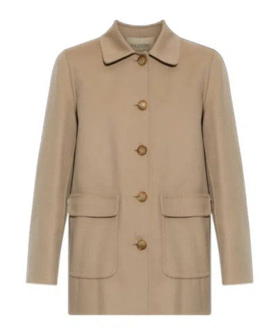 VALENTINO COLLARED LONG-SLEEVED CASUAL JACKET
