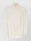 Valentino Classic White Poplin Shirt For Men In Beige
