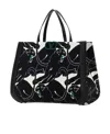Valentino Collision Pattern Handbag In Black