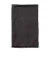 Valentino Color Jacquard Scarf In Black