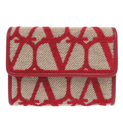 Pre-owned Valentino Garavani Color Leather Card Case () In Multi