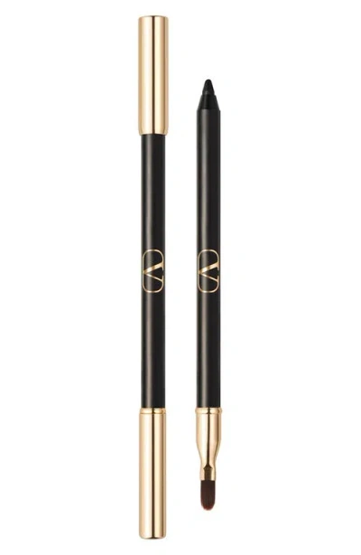 Valentino Colorgraph Waterproof Gel Eyeliner Pencil In 01 Black