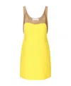 Valentino Colour-block Sleeveless Minidress In Multi