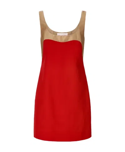 VALENTINO COLOUR-BLOCK SLEEVELESS MINIDRESS