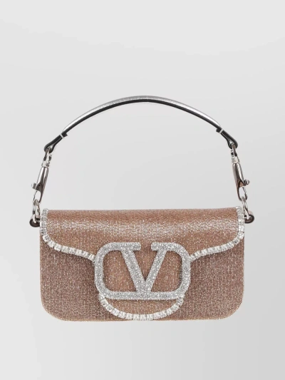 Valentino Garavani Compact Cross-body Bag Locò In Pink