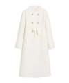 Valentino Wool-cashmere Double-breasted Overcoat In White