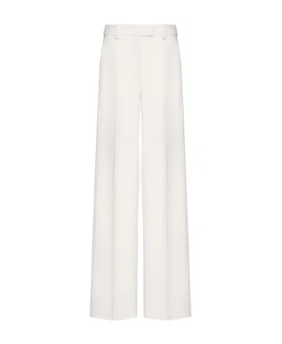 Valentino Hose Aus Crepe Couture Frau Elfenbein 44 In White