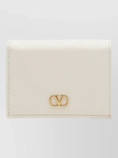 Valentino Garavani Compact Keyring Textured Finish Design