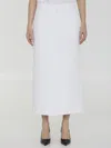 VALENTINO COMPACT POPELINE SKIRT