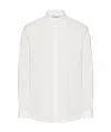 Valentino Garavani Men Shirt With Rockstud Untitled Studs In White