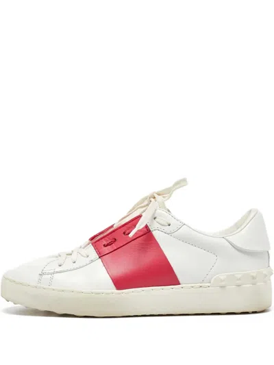 Pre-owned Valentino Garavani Contrasting-panel Sneakers
