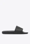 Valentino Pool Slide Coolside Slippers In Black