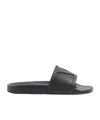 Valentino Garavani Man Sandals Black Size 7 Textile Fibers In Black