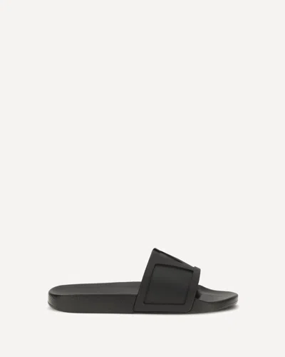Valentino Garavani Coolside Slider Sandals In Black