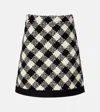 Valentino Cotton And Wool-blend Tweed Miniskirt In Multi