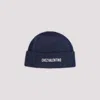 Valentino Garavani Soft Cotton Blend Stylish Hat In Blue