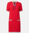 Valentino Cotton And Wool Minidress