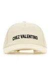 Valentino Garavani Ivory Cotton Baseball Cap With Adjustable Embroidered Logo